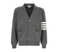 Stylish Knitwear Collection - male - Thom Browne - Cardigans - Gray - L - Knitwear L