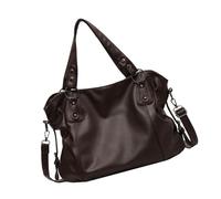 Stylish Korean Bag For Women Practical PU Spacious Crossbody Shoulder Bag Commuters Essential, Coffee, As the pic show