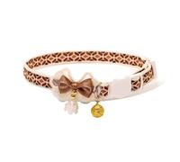 Stylish lace bow collar for pets with built-in bells and a safety anti-suffocation buckle. Multiple styles available(Lily of the)