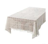 Stylish Lace Crochet Tablecloth for Dining Rooms, Adds a Touch of Elegance for Any Occasion (140 * 200cm)