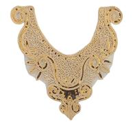 Stylish Lace Trim Neckline Collar with Sequins Appliques Sew On Patches for Formal Wedding Dress Sewing Accessories Evening Dress Collar