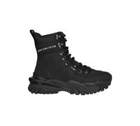 Stylish Lace-up Boots with Round Toeline - male - Versace Jeans Couture - Lace-up Boots - Black - 5 UK - Shoes 5 UK