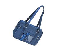Stylish Lacing Messengers Bag Lovely Itabag Clear Window Japanese Design For Daily Commuting Japanese Styles Crossbody Lovely Itabag With Clear Window Shoulder