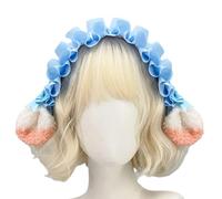 Stylish Lamb Headpiece Proms Birthday Hairbands Lovely Headwear Halloween Bows Adorkable Hair Ornament