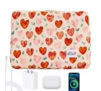 Stylish Laptop Sleeve - 14 Inch Protection with Floral Pattern, Interior Organiser | Soft and Versatile Cover, Perfect for Business Trip, School
