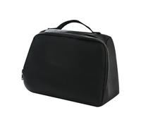Stylish Large Capacity Black Minimalist Japanese Style Stationery for Students' Pen & Accessory Storage Bag Pencil Boxes (Black, 25x11x20cm)