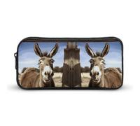 Stylish Large Pencil Case Funny Donkey Printed, Big Capacity Pencil Pouch Stationery Pen Bag, Storage High Capacity Bag Pouch Holder Box Organizer, Marker Pen Case for Women & Men