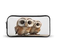 Stylish Large Pencil Case Funny Owl Printed, Big Capacity Pencil Pouch Stationery Pen Bag, Storage High Capacity Bag Pouch Holder Box Organizer, Marker Pen Case for Women & Men