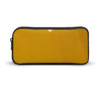 Stylish Large Pencil Case Mustard Yellow And Black Printed, Big Capacity Pencil Pouch Stationery Pen Bag, Storage High Capacity Bag Pouch Holder Box Organizer, Marker Pen Case for Women & Men