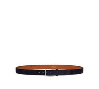 Stylish Leather Belt - male - Santoni - Belts - Black - ONE SIZE - Accessories ONE SIZE