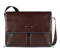 Stylish Leather Shoulder Bag, male, Piquadro, Laptop Bags & Cases, Brown, ONE SIZE, Bags ONE SIZE