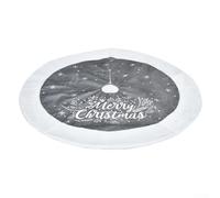 Stylish Letter Tree Skirt Crafted from Sturdy Cloth to Provide a Secure and Tidy Base for Christmas Trees, Suitable for Various For Holiday Decoration Needs