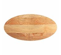 Stylish Light Oak Oval Coffee & Work Table 120x60 cm - Modern IVH Wood Design for Living Room & Home Office - Functional & Chic Furniture Solution