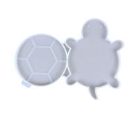 Stylish Lovely Turtles Shaped Sturdy Silicone Coasters Mold Accessory for Craft Supplies and Home Decoration Use Silicone Craft Mold