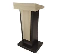 Stylish Luxury Wooden Conference Podiums with Open Storage - Multilayer Teacher Pulpits for Churches Schools & Events - Modern Design & Functional