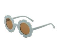 Stylish macaroon sunglasses for babies, toddlers, lightweight protective glasses for outdoors, ideal for holidays, leisure, with protection recommended from 3 to years (blue, one size)