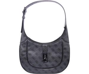 Stylish Maimie Hobo Handbag in 4G Coal - female - Guess - Shoulder Bags - Black - ONE SIZE - Bags ONE SIZE