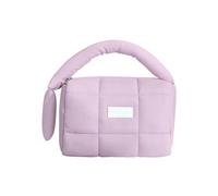 Stylish Makeup Bag Cosmetic Bags Quilted Nylon Toiletry Pouches Puffer Storage Bag for Women Girls Travel Essential Women's Handheld Makeup