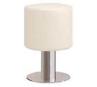 Stylish Makeup Stool, Vanity Chair with Stainless Steel Base, Perfect for Bedroom & Living Room, Modern Design, White Makeup Furniture for Beauty Enthusiasts