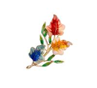 Stylish Maple Pin Versatile Jewelry Accessory Chest Brooch for Formal Event Daily Outfits Everyday Wear Gift Small Retro Flower Pin Gift, One Size, as described