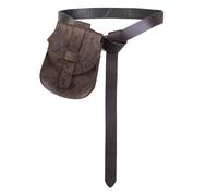 Stylish Medieval Roleplay Waist Container Adjustable Strap and Practical Build for Conventions and Hiking Themed Utility Pouch