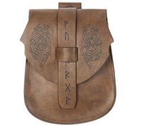 Stylish Medieval Roleplay Waist Container Adjustable Strap and Practical Build for Conventions and Hiking Themed Utility Pouch