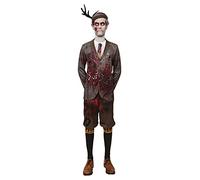 Stylish Men's Brown& White Lord Gravestone Costume Set (Standard Size) - Perfect for Halloween, Cosplay & Themed Parties Halloween Halloween