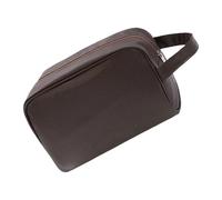 Stylish Men's Grooming Bag Leakproof Designs Easy Cleaning Surfaces Ideal for Business Trip Outdoor Activity Men's PU Cosmetic Case