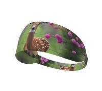 Stylish Men's & Women's A beautiful deer Printed Sports Headband - Non-Slip, Elastic, Moisture-Wicking