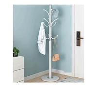 Stylish Metal Coat Rack with Marble Base Stable Hall Tree for Hats Backpacks Umbrellas & Handbags Modern Freestanding Hanger for Home & Office Use