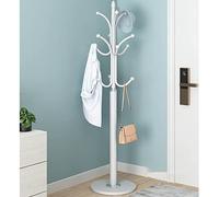 Stylish Metal Free-Standing Coat Rack with Sturdy Marble Base - Ideal for Organizing Hats, Bags, and Umbrellas - Chic Home Decor and Storage Solution