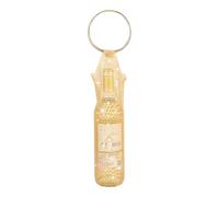 Stylish Metal Handle Wine Pouches Meshes Embedded Rhinestones Bottle Holder Versatile Insulation Cup Bag for Daily Use Metal Handle Wine with Embedded Rhinestones Perfect for Beach Picnics and Gifts