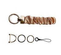 Stylish Metal Keychain Hair Tie Multi Functional Phone Lanyard Lightweight Fabric Scrunchie Car Holder Multifunctional Jewelry Keychain For Women