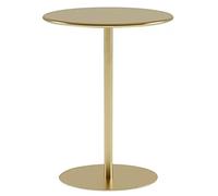 Stylish Metal Round Cocktail Bistro Table for Indoor/Outdoor Use Versatile Pub Side Table Coffee Table for Living Room Balcony Patio Multiple Colors (Dia 60cm x H 72cm)