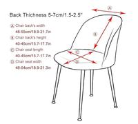 Stylish Modern Swivel Dining Chairs with Unique Hollow Backrest Wooden LegsElegant Kitchen & Office Side Chairs for Home Décor and Comfort