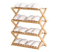 Stylish MultiTier Bamboo Shoe Rack Bench3/4/5/6 Layers 50/70/100cm WideSpaceSaving Storage for Hallway & EntranceElegant Shoe Organizer Solution