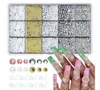 Stylish Nails Art Accessories Pack with Ribbon and Bows Patterns Resin Materials Multipurpose Use Elegant Nails Accessories