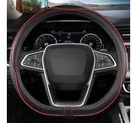 Stylish Non-slip Car Steering Wheel Cover For Ford For EcoSport For Escape For Kuga For Expedition EL Max For Explorer Simple to instal(Red D shape)