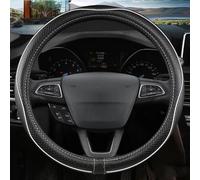 Stylish Non-slip Car Steering Wheel Cover For Ford For EcoSport For Escape For Kuga For Expedition EL Max For Explorer Simple to instal(White O shape)