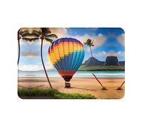 Stylish Non-Slip Hawaii Hot Air Balloon Printed Doormat for Indoor Entryway, Bathroom, and Home Décor