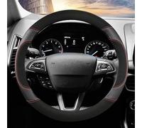 Stylish Non-slip Leather Car Interior Steering Wheel Cover For Ford For Focus 2 3 4 MK1 MK2 MK3 MK4 Auto Accessories(B)