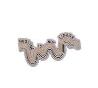 Stylish Novelty Pin with Humorous Phrases Sturdy Materials Lapel Pin Perfect for Casual Wear and Gift Giving Zinc Alloy Lapel Pins