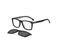 Stylish Opt + Clip-On Glasses - male - Boss - Glasses - Black - 55 MM - Accessories 55 MM