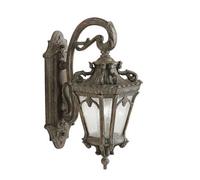 Stylish Outdoor Ip44 Twin Wall Light - Londonderry Led E14 60W Sconce