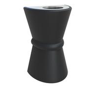 Outdoor IP44 Twin Wall Light Sconce Up & Down Light Black LED E27 60W