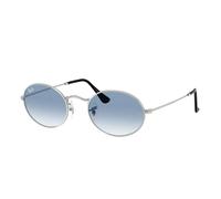 Stylish Oval Sunglasses with Blue Lenses - unisex - Ray-Ban - Sunglasses - Gray - 51 MM - Accessories 51 MM