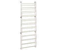 Stylish Over Door Cream 12 Tier Shoe Rack, Spacious Shoe Drawer Organizer For Bedroom, Sleek Storage Rack Premier Housewares Cream One Size