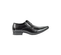 Stylish Patent Faux Leather Shoes For Retro Parties XPOSED Black 9.5-Narrow Fit