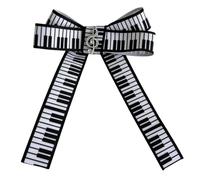 Stylish Pattern Hair Band Hairpin Comfortable Fabric Design With/without Musical Note for Daily and Special Occasion Piano Hairpin