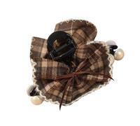 Stylish Patterned Hair Accessory Temperament Hairpin Big Bowknot Ornament for Work Date Travel and Special Time Korean Fashion Bowknot Hair Clip